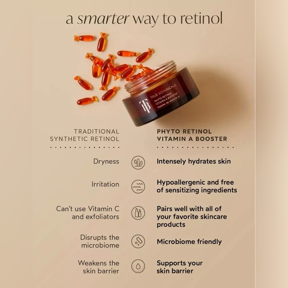 True Botanicals Phyto-Retinol Vitamin A Booster - 30 Capsules NIB Sealed - Picture 11 of 12